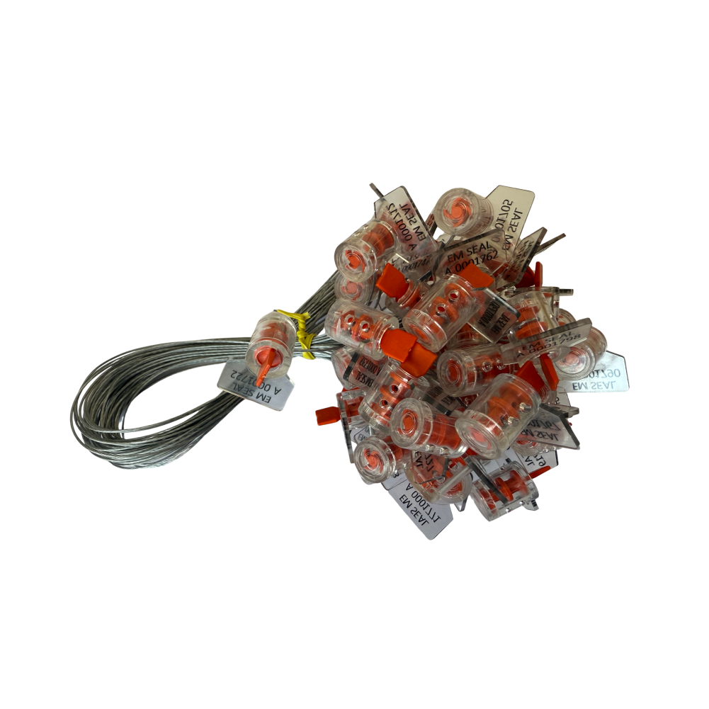 EM Seal, Twist Tight Security Seals, Clear Orange - Image 2