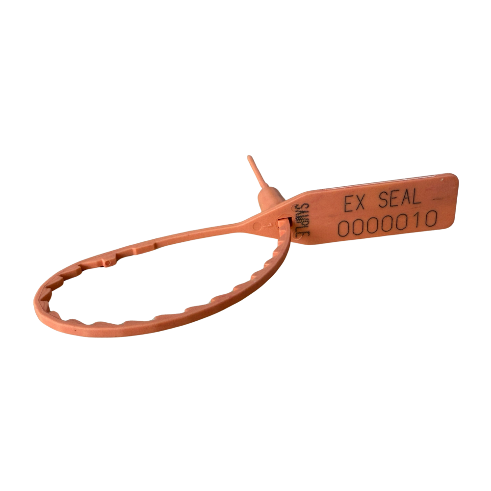 EX SEAL, Fire Extinguisher Seal, Pastel Orange, 1000